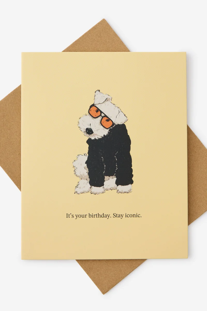 تايبو بطاقة عيد ميلاد مضحكة .